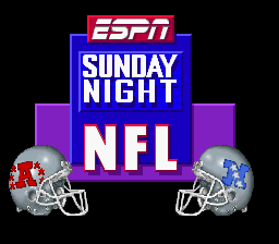 ESPN Sunday Night NFL (USA) Title Screen